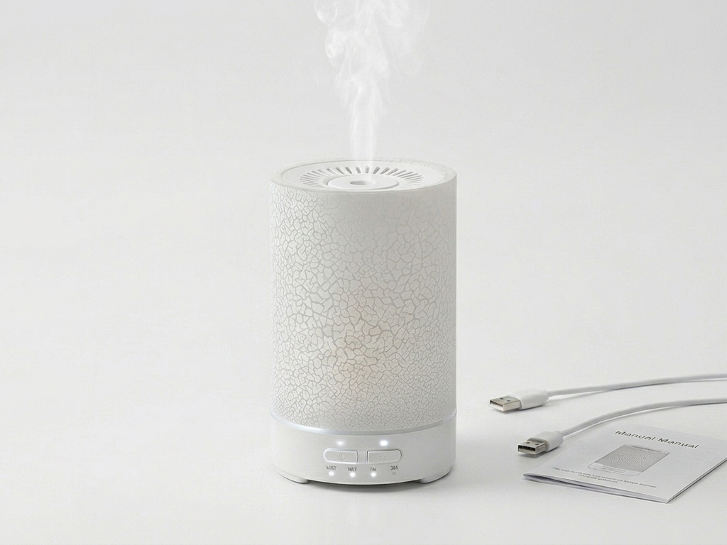 Difusor Ultrasónico USB 100 ml con Luz LED Multicolor y Temporizador